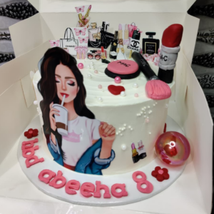 Makeup Theme Cake (2 lbs)
