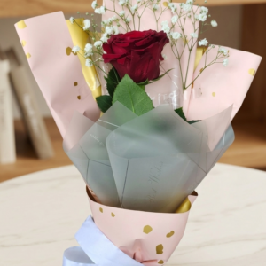 Single Imported Red Rose