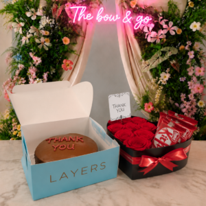 Heart Box & Cake Combo